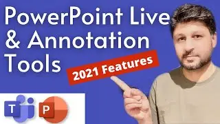 PowerPoint Live Presentations in Teams Meetings with Annotation Tools: MS Teams