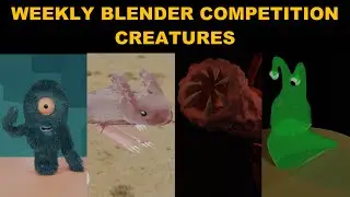 Weekly Blender Competition - 11 Entries - Creatures - Art Feedback, Critique