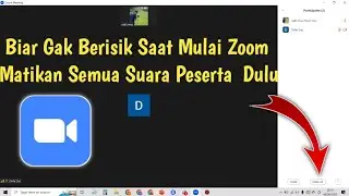 Cara Mute Dan Unmute Peserta Zoom Meeting