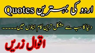 Sabaq Amooz Aqwal || دانشمندانہ اقوال || Urdu quotes || Hindi quotes || How to think about life .