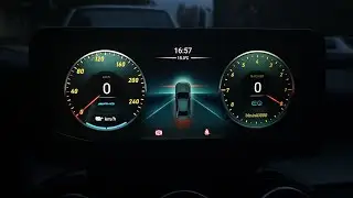 7 Original MBUX Dashboard Themes for an Android Screen for a Mercedes-Benz