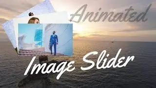 How To Make Animated Image Slider In Website Using HTML CSS And Bootstrap