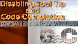 Disabling Tool Tips and Code Completion in code block #Codeblock