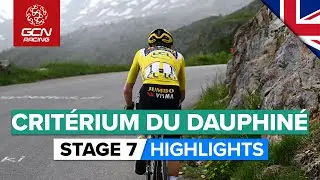 Huge Summit Finish For GC Men To Tackle! | Critérium Du Dauphiné 2023 Highlights - Stage 7