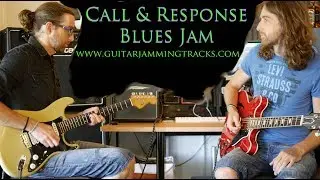 Blues Guitar Call and Response Jam in C with Danny and Dan