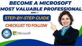 Microsoft MVP Checklist Step-by-Step Guide to Becoming a Most Valuable Professional | tips and trick