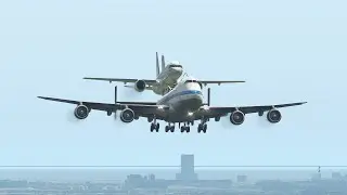 Boeing 747 Successful Rescues Boeing 757- 200 After Engine Failure | Xplane11