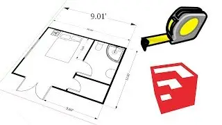 Scale objects in sketchup with tape measure tool