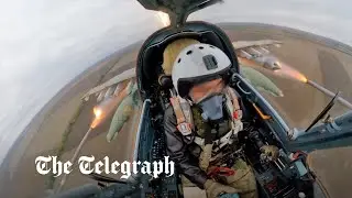 Inside a Russian fighter jet during combat as Kremlin claims fresh missile strikes on Ukraine