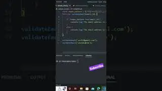 👨‍💻Validate email🔥 in Javascript/Node JS #shorts #javascript #programming #nodejs #coding
