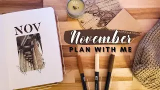 November Bullet Journal 2021 Plan with me | easy and minimal spreads