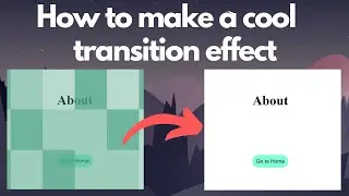 Glitch Transition Effect using HTML,CSS & JS | Amazing Websites Effects (AWE) Part 4