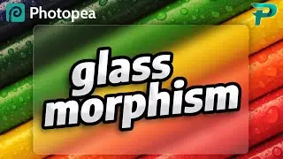 Glass Morphism Effect - Photopea