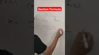 Section formula | Straight lines Coordinate Geometry  #shorts #short