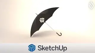 3D Modeling Umbrella [SketchUp Tutorial]