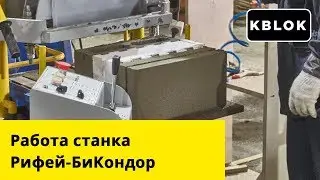 Вибропресс Рифей-БиКондор-350-ТБ в работе