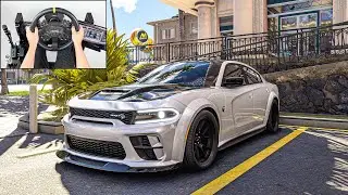 1000HP Dodge Charger SRT Hellcat Redeye | The Crew Motorfest | Steering Wheel Gameplay