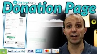 Payment System - Thrivecart Donation Page - Donation Payment Page with Thrivecart