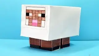 How To Make Paper Sheep Chikibamboni From Minecraft By Yourself