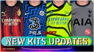 PES 2017 NEW KITS UPDATES 23/24