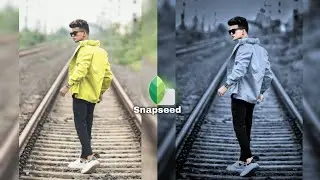 Snapseed Grey and Dark Effect Photo Editing Tutorial | Snapseed Colour Change |Snapseed Editing