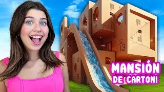 CONSTRUI UNA MANSION CON CAJAS DE CARTON!