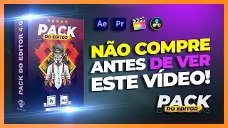 ⚠️PACK DE EDIÇÃO DE VÍDEOS - Veja antes de comprar! 👻 After Effects | Premiere | Pack do Editor