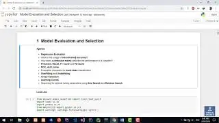 19- Model Evaluation and Selection Intro