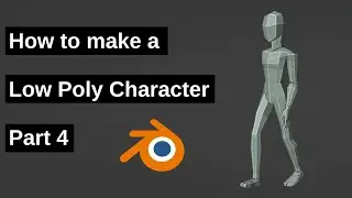 How to make a Low Poly Character - Part 4 - Rigging, Animation and Inverse Kinematics