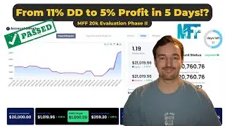 From 11% Drawdown to 5% Profit Target in 5 Days! How I Passed MFF Phase 2 Evaluation