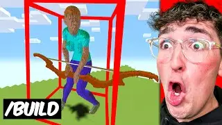 I Secretly Cheated Using an AUTO Build Mod in Minecraft