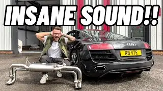 My CHEAP Audi R8's NEW Quicksilver Exhaust!!