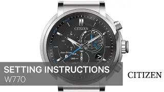 Citizen Watch Setting Instructions — W770