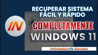 Recuperar Windows 11 desde una imagen de recuperación del sistema