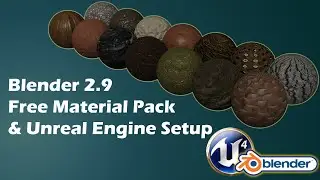 Blender to Unreal Engine Material Creation + Free Material Download 🎁(Pack 2)🎁