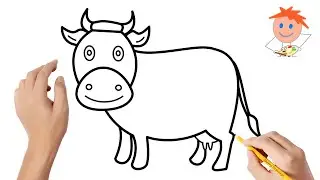 How to draw a cow | Easy drawings