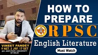 How To Prepare RPSC 2023 English Literature ? Books ,Strategies And Road Map (Call 8587035827 now)