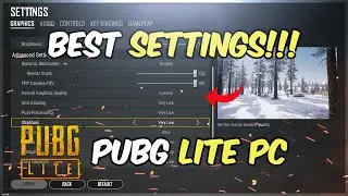 SETTING TERBAIK PUBG Lite PC!