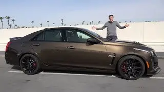 Cadillac CTS-V 2019 года - это безумно быстрый люксовый седан