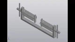 Видеоурок 031. Построение модели ручного двухстороннего пресса в КОМПАСЕ-3D V18.1.