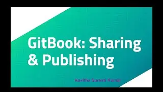 GitBook: Sharing & Publishing