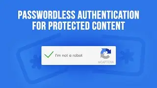 Passwordless Authentication for Protected Content