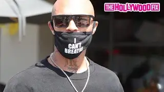 Jeremy Meeks Speaks On The Breonna Taylor Case While Leaving Lunch With Friends At Toast Cafe