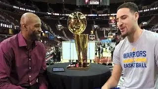 Vince Carter Interviews Klay Thompson About the NBA Finals, Gameday Preparation, & MORE!