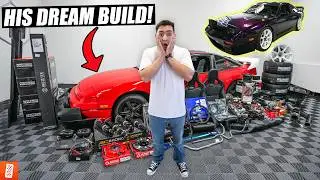 Surprising our SUBSCRIBER with HIS DREAM CAR BUILD! (Full Transformation) 1990 Nissan 240SX