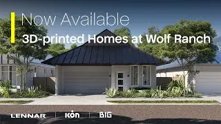 First 3D-printed Homes Now Available at Wolf Ranch | ICON + Lennar + Co-designed by BIG