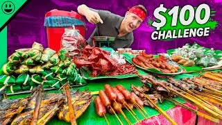 $100 Laos Street Food Challenge in Luang Prabang!! Absolute FAIL!!