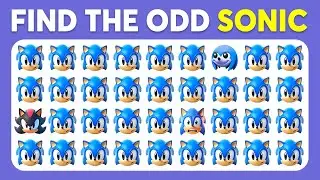 Find the ODD Emoji Out - Sonic the Hedgehog Edition | Monkey Quiz