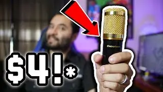 $4 MICROPHONE TEST! // Best streaming mic on a budget? // BM-800