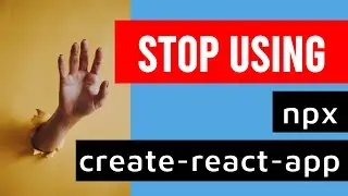 Create a React App Without Using npx create react app command